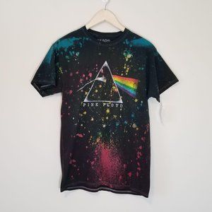 Pink Floyd T Shirt. Tie die. Black. Colors. New. S